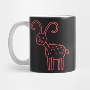 Wilhelmina the happy goat Mug